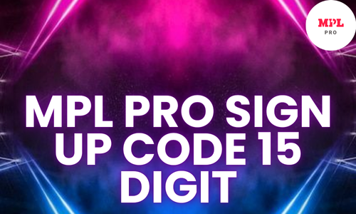 MPL Pro Sign Up Code 15-Digit