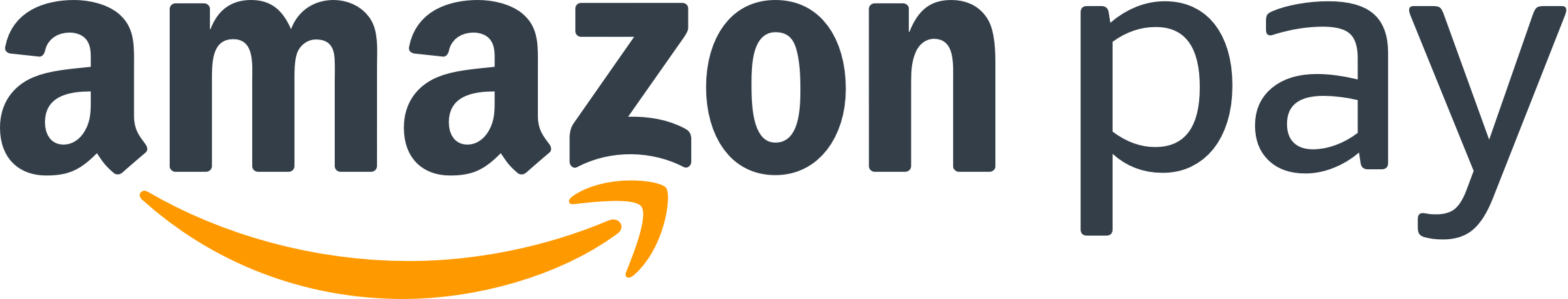 Amazon Pay logotype, the digital payment solution by Amazon for seamless online transactions.