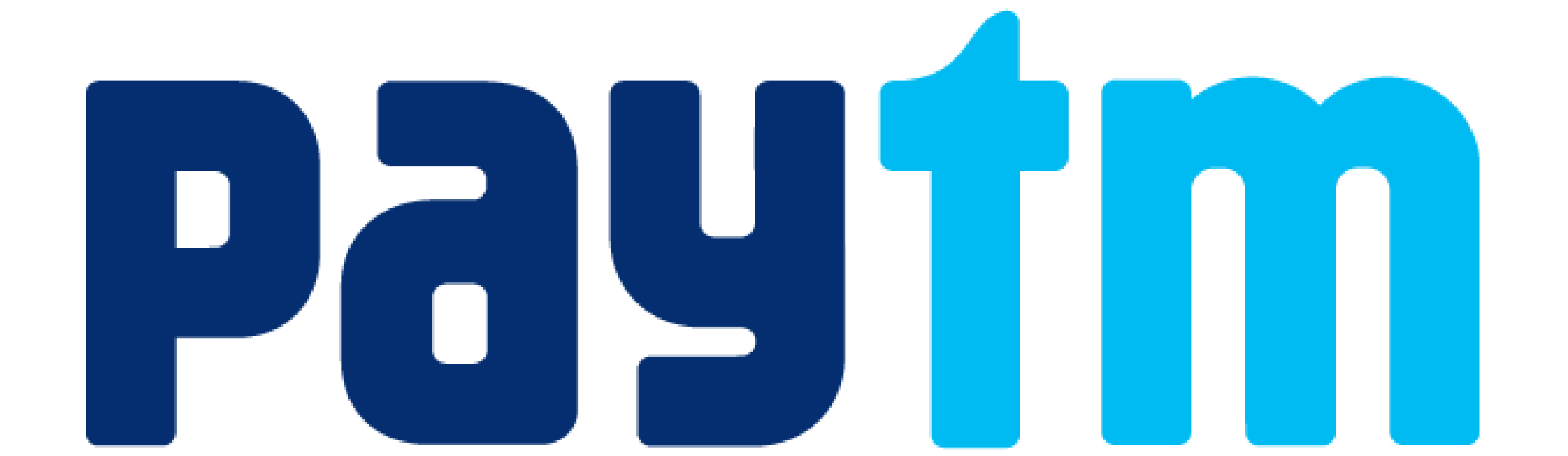 Paytm logotype, representing the popular Indian digital payment platform for secure transactions