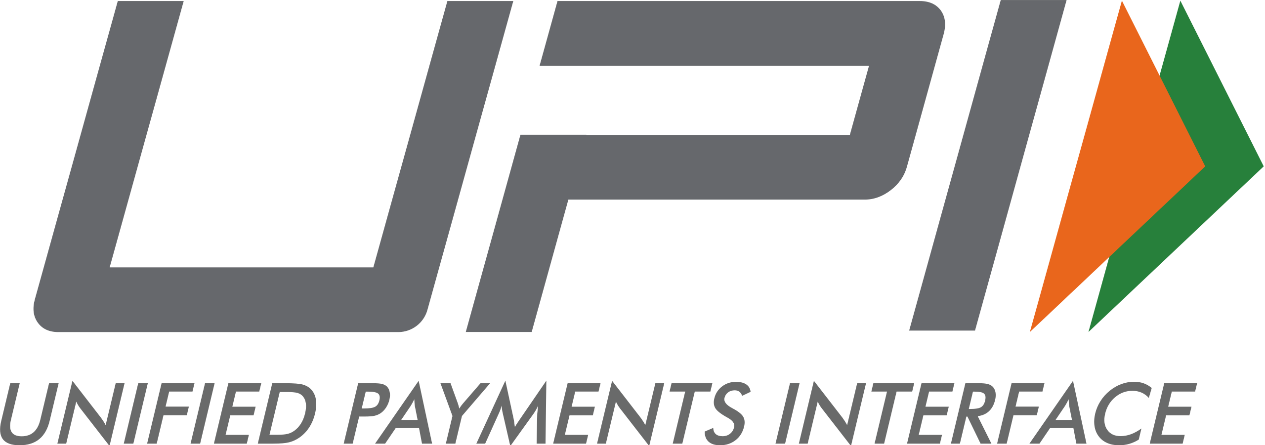 UPI logotype representing the Unified Payments Interface, a fast and secure payment system in India.